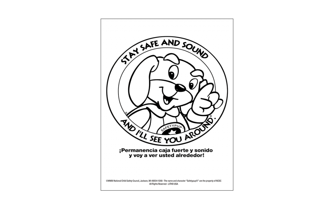 900W: Safetypup Activity Sheet